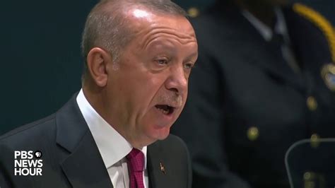 erdogan speech today reaction